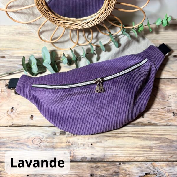 Sac banane lavande