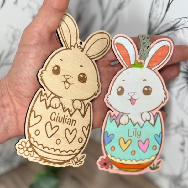 Lapin de Pâques à colorier