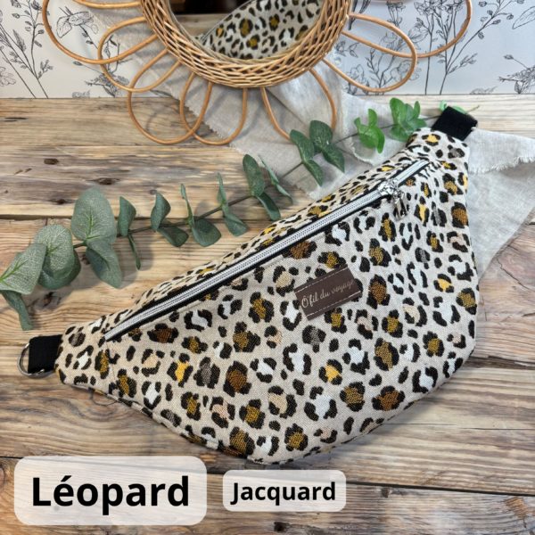 Sac banane léopard