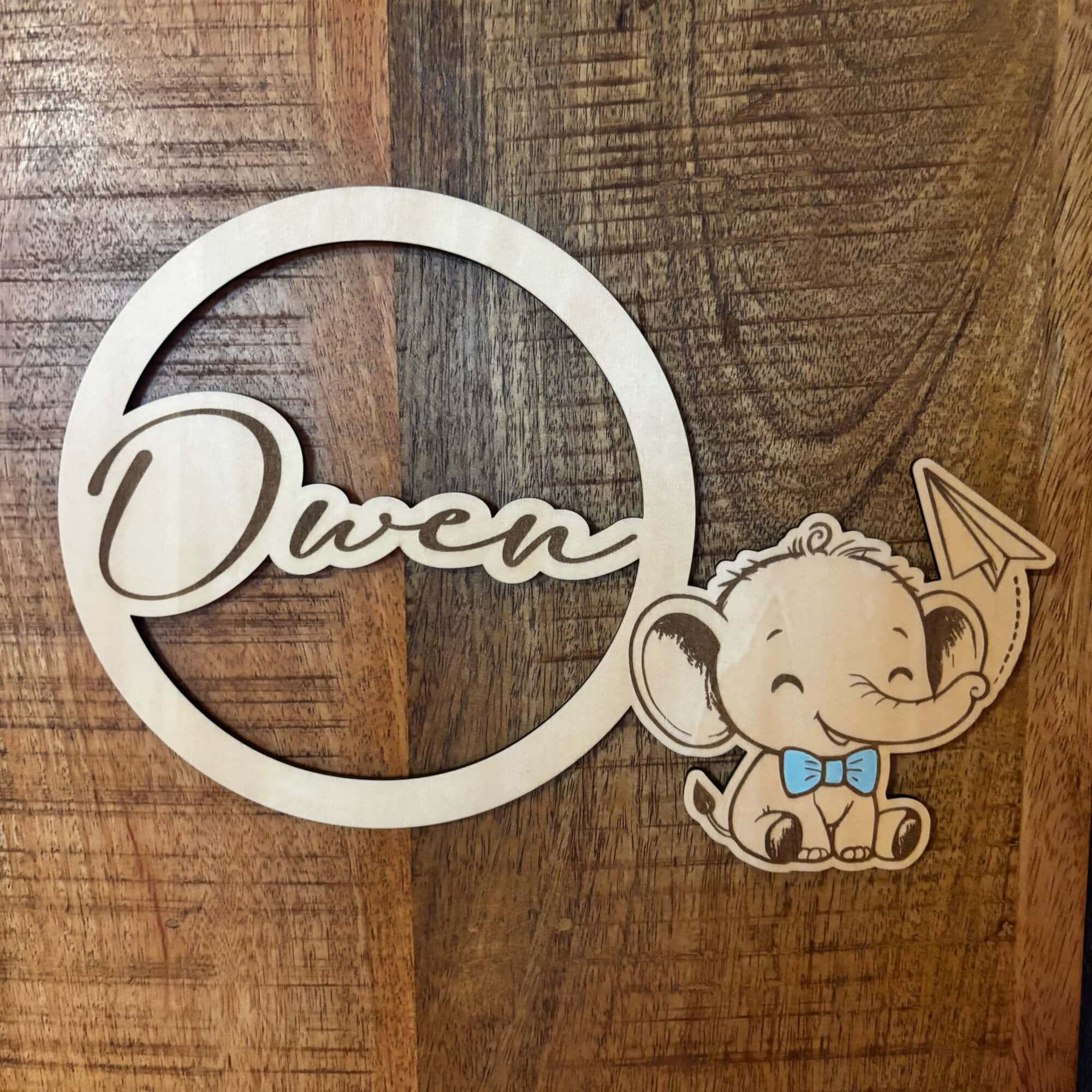 Plaque de porte Elephant