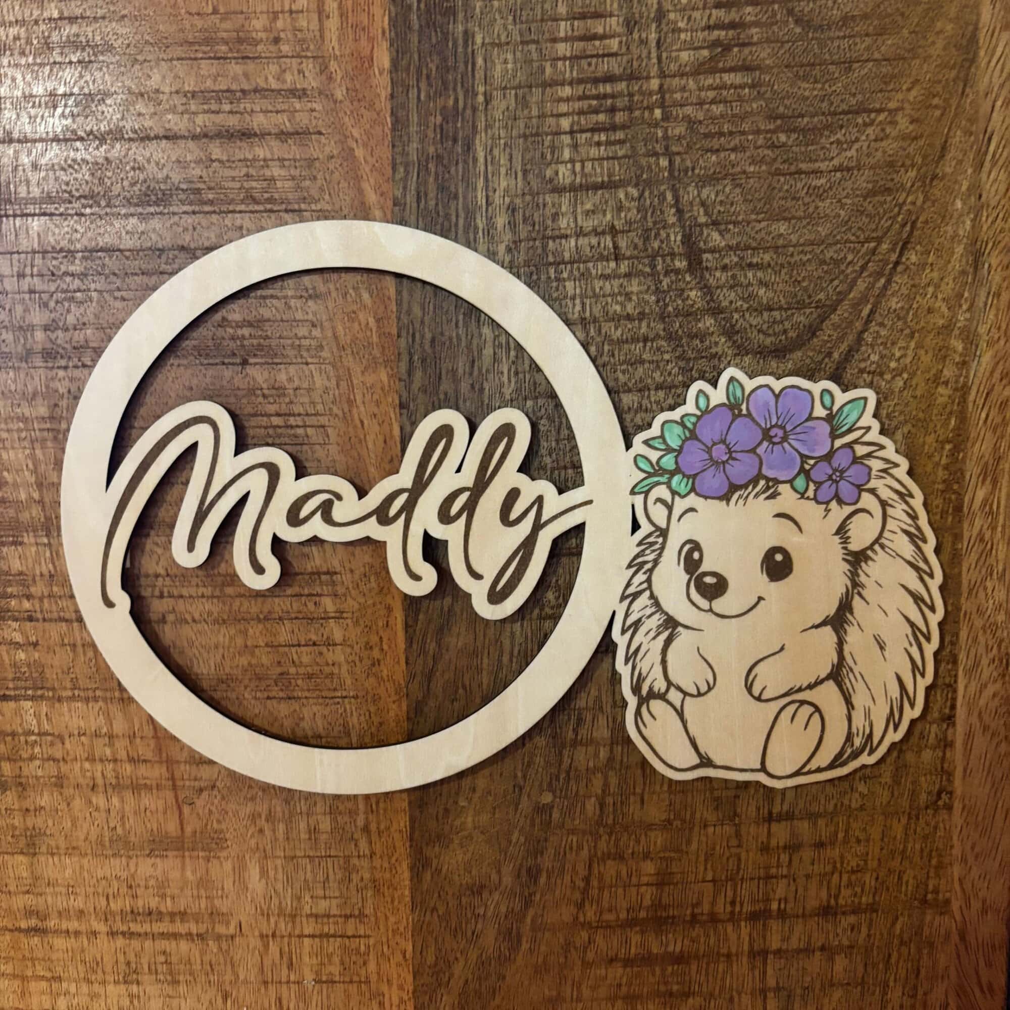 Plaque de porte Herisson