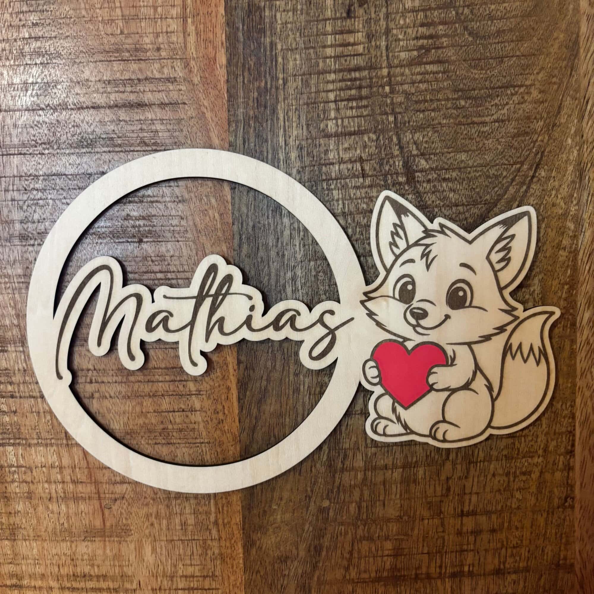 Plaque de porte Renard