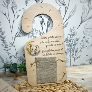 accroche-porte petite souris personnalisé